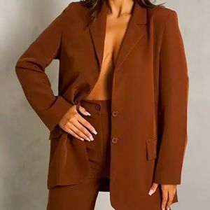 Chocolate brown blazer, Never been worn brand new with tags.